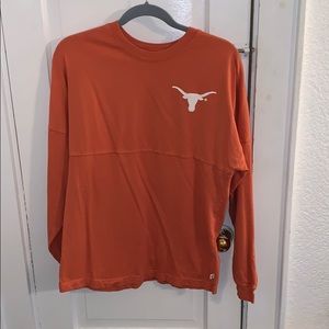 Oversized longhorn long-sleeve shirt